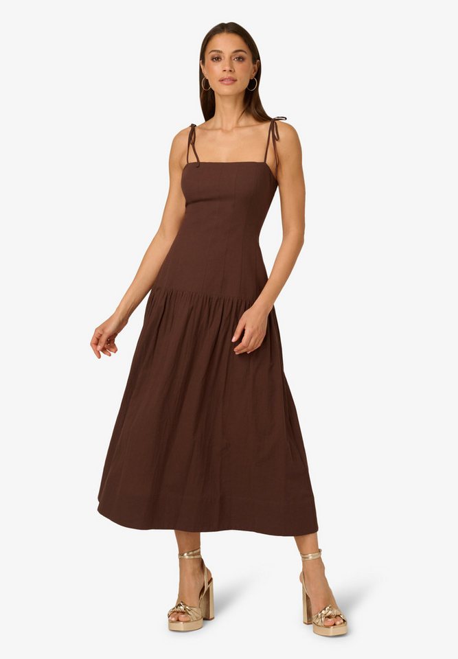 Adrianna Papell Midikleid Solid Midi Dress Tailliert, figurbetont, elegant von Adrianna Papell