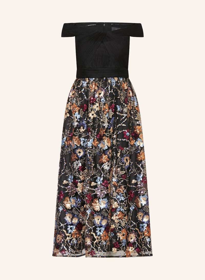 Adrianna Papell Off-Shoulder-Abendkleid Mit Pailletten schwarz von Adrianna Papell