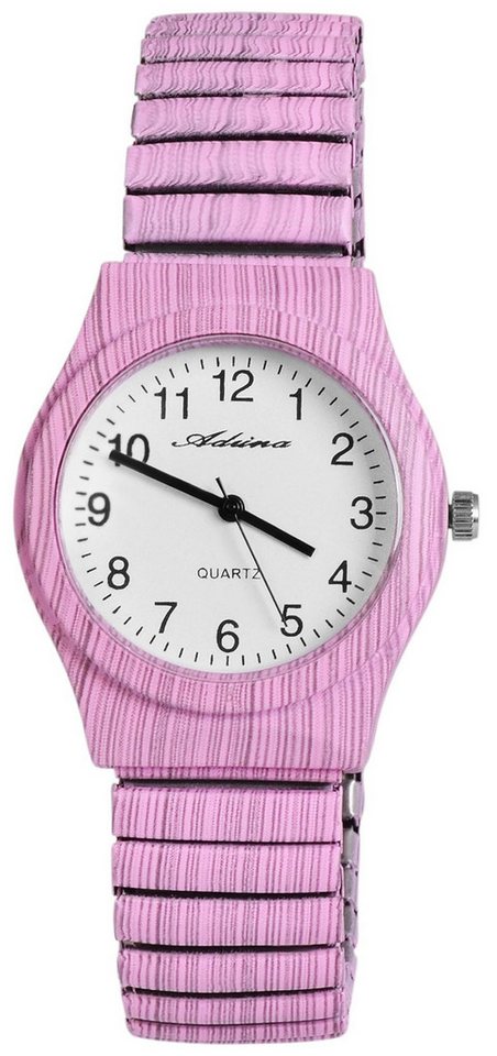 Adrina Quarzuhr Colores Adrina Damenarmbanduhr mit Edelstahlzugband, Ø 34 mm von Adrina