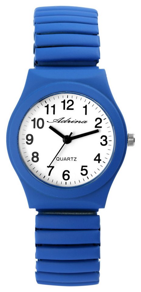 Adrina Quarzuhr Colorin Adrina Damenarmbanduhr mit Edelstahlzugband von Adrina