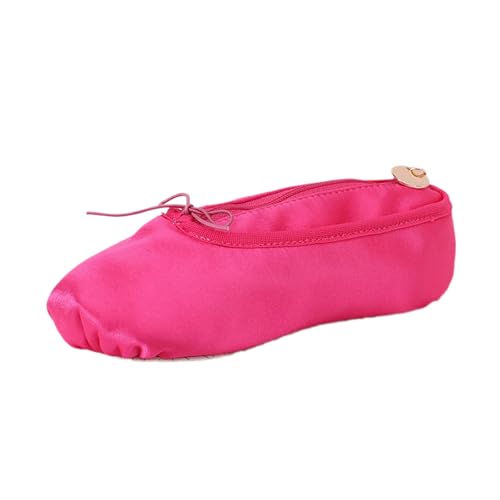 Adrosstoller Ballettschuh Förmiges Federmäppchen wasserdichte Kosmetiktasche Make Up Tragbare Aufbewahrungstaschen Geräumigem von Adrosstoller