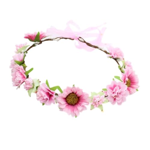 Adrosstoller Blumenkranz Blumenkrone Stirnbänder Braut Haarschmuck Haarband für Frauen Hochzeit Party Zeremonie Festival Adrosstoller Blumenkranz Blumenkrone Stirnbänder Braut Haarschmuck Haarband für Frauen Hochzeit Party Zeremonie Festival von Adrosstoller