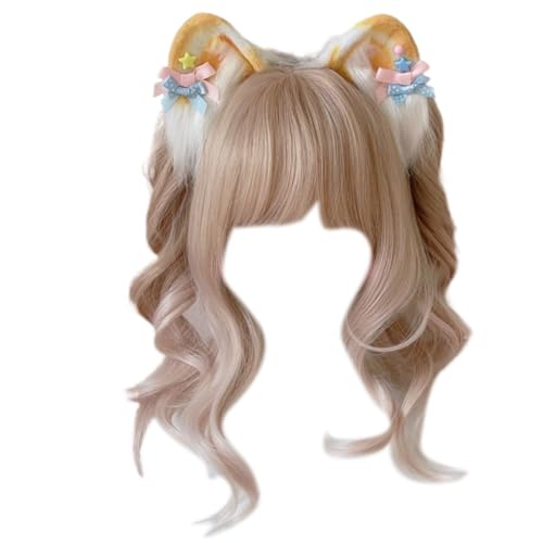 Adrosstoller Wolf Kätzchen Cosplay Kopfbedeckung Party Kostüm Sexy Kätzchen Stirnband Animation Haarreifen für Maskeraden Rollenspiele von Adrosstoller