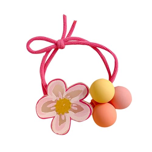 Kleines Mädchen Pferdeschwanz-Halter, niedliche Haargummis für Mädchen, Cartoon-Haargummis für Kinder, elastisches Band, Cartoon-Haarbänder von Adrosstoller