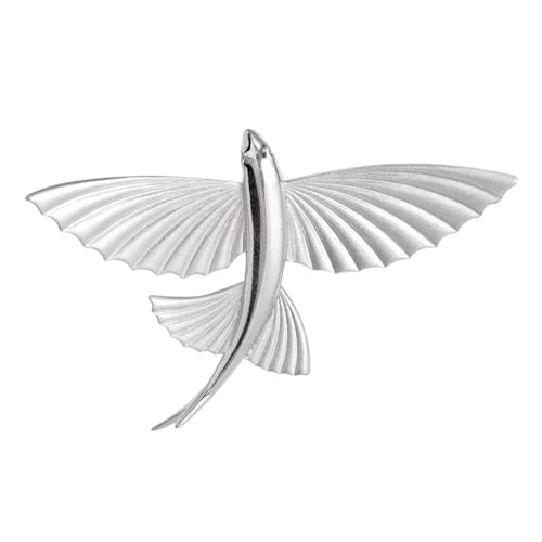 Adsfvs Niedliche Tier-Emaille-Anstecknadeln, Tierbrosche für Frauen - Fliegende Fische Tier Design Brosche Anstecknadel,Tierbrosche für Kleider, Jacken, Pullover, Schals, Brautkleider von Adsfvs