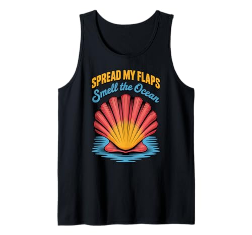 Lustiger Spruch Spread My Flaps Smell The Ocean Humor Women Men Tank Top Lustiger Spruch Spread My Flaps Smell The Ocean Humor Women Men Tank Top von Adult Beach Joke Seashell Ocean Summer Sarcasm