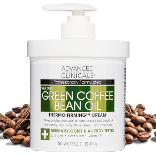 Green Coffee Bean Oil Thermo-firming Cream 16oz Spa Size by Advanced Clinicals Green Coffee Bean Oil Thermo-firming Cream 16oz Spa Size by Advanced Clinicals von Advanced Clinicals