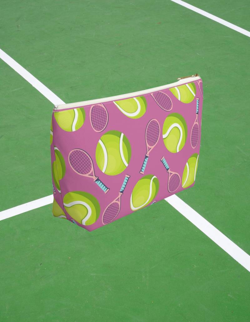 Tennis Make-Up Tasche Reise-Kulturbeutel, Geschenk Für Tennis-Liebhaber von AdvantageAB