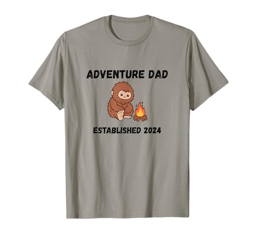 Adventure Dad hat 2024 das erste Baby der Eltern gegründet T-Shirt von Adventure Parents Mom Dad First Baby Celebration