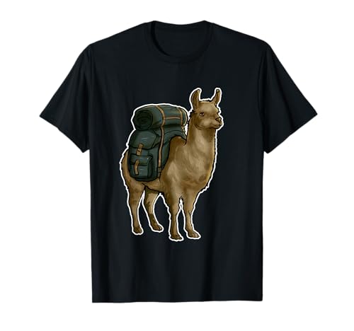 Lama Wanderrucksack Adventure Explorer T-Shirt Lama Wanderrucksack Adventure Explorer T-Shirt von Adventure Trek Camping Llama Backpacking