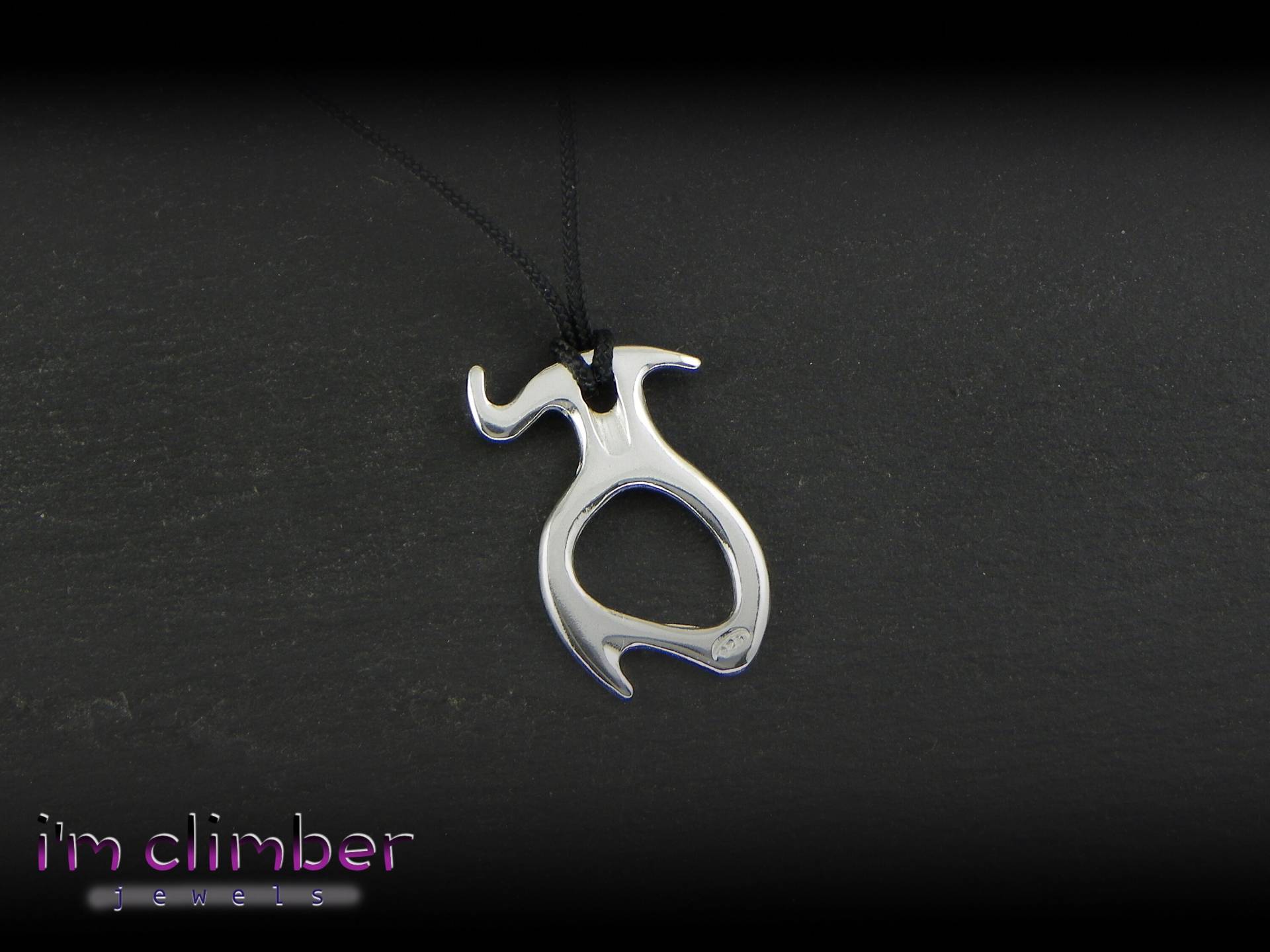 925 Silber Kletterpiranha-Anhänger - Felskletterer Und Kletterer I'm Climber Jewels Made in Italy 925 Silber Kletterpiranha-Anhänger - Felskletterer Und Kletterer I'm Climber Jewels Made in Italy von AdventureJewel