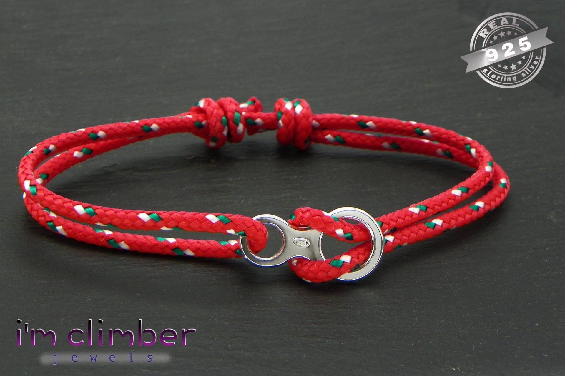 Armband in Form Einer 8 - Climber Descender 925Er Silber Jewels Made Italy Armband in Form Einer 8 - Climber Descender 925Er Silber Jewels Made Italy von AdventureJewel