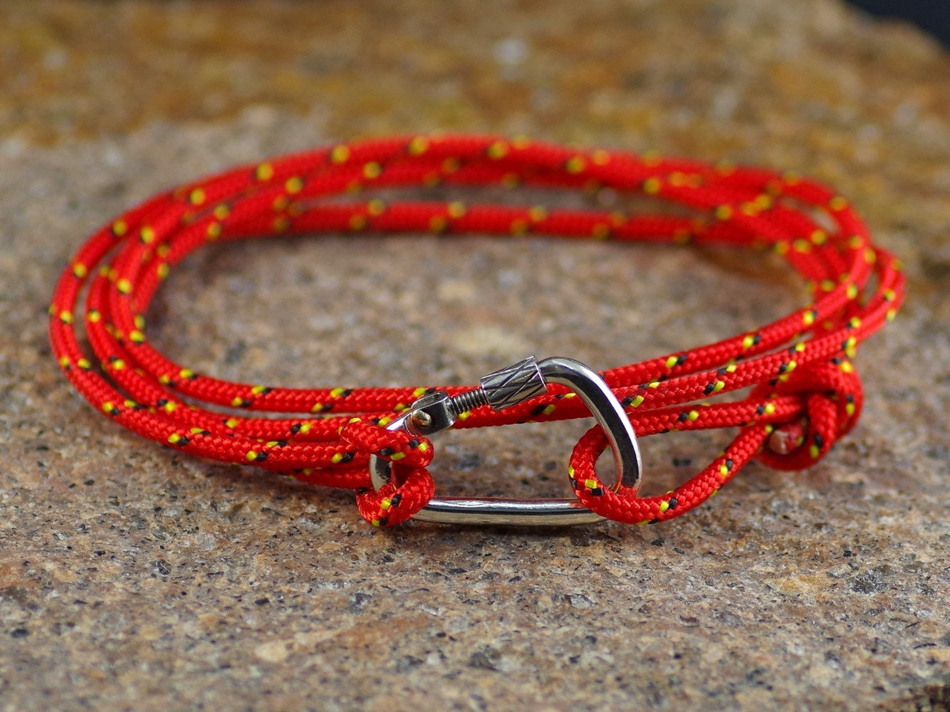 Bergsteiger-Karabiner - Doppelwickelarmband Aus 925Er Silber Hergestellt in Italien Bergsteiger-Karabiner - Doppelwickelarmband Aus 925Er Silber Hergestellt in Italien von AdventureJewel