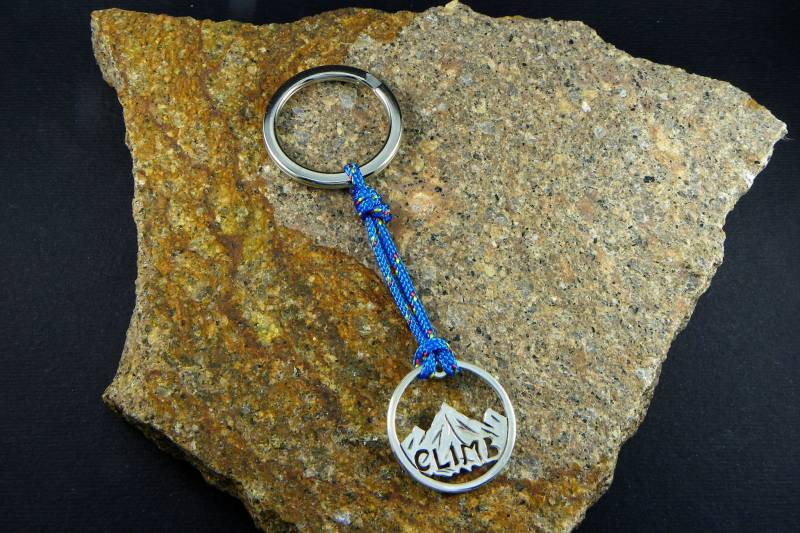 Schlüsselanhänger Bergsteigen, 925 Silber - Climbers I'm Climber Jewels Schlüsselanhänger Bergsteigen, 925 Silber - Climbers I'm Climber Jewels von AdventureJewel