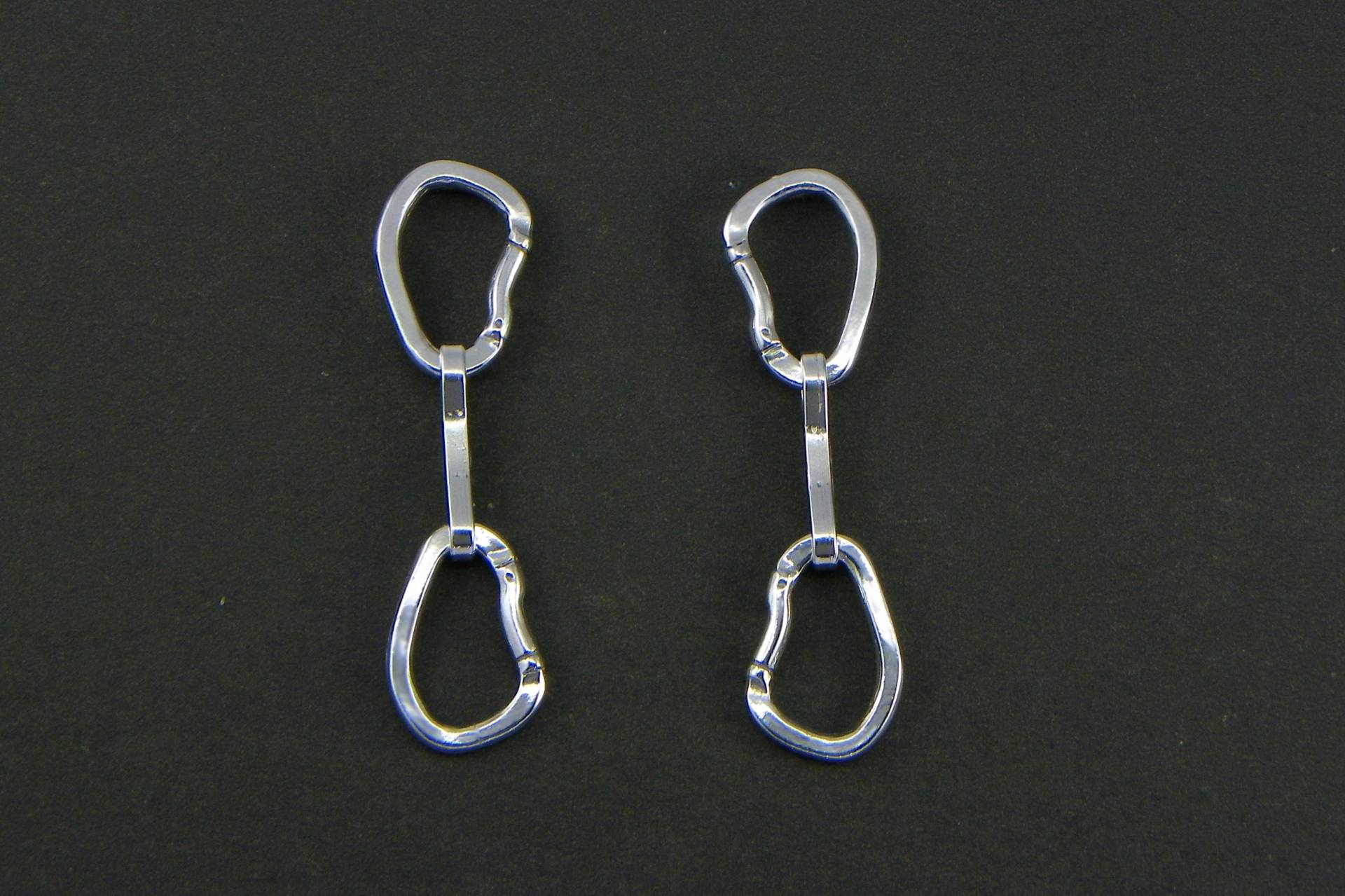 Climber Quickdraw Karabiner-Ohrringe - 925 Silber ~ I M Climber Jewels Hergestellt in Italien Climber Quickdraw Karabiner-Ohrringe - 925 Silber ~ I M Climber Jewels Hergestellt in Italien von AdventureJewel