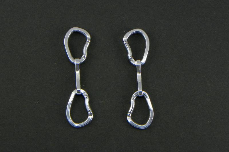 Climber Quickdraw Karabiner-Ohrringe - 925 Silber ~ I M Climber Jewels Hergestellt in Italien Climber Quickdraw Karabiner-Ohrringe - 925 Silber ~ I M Climber Jewels Hergestellt in Italien von AdventureJewel