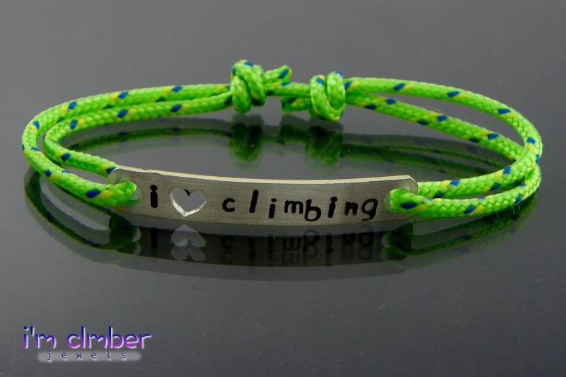 Ich Liebe Klettern, 925 Silber Armband - I M Climber Jewels Made in Italy Ich Liebe Klettern, 925 Silber Armband - I M Climber Jewels Made in Italy von AdventureJewel