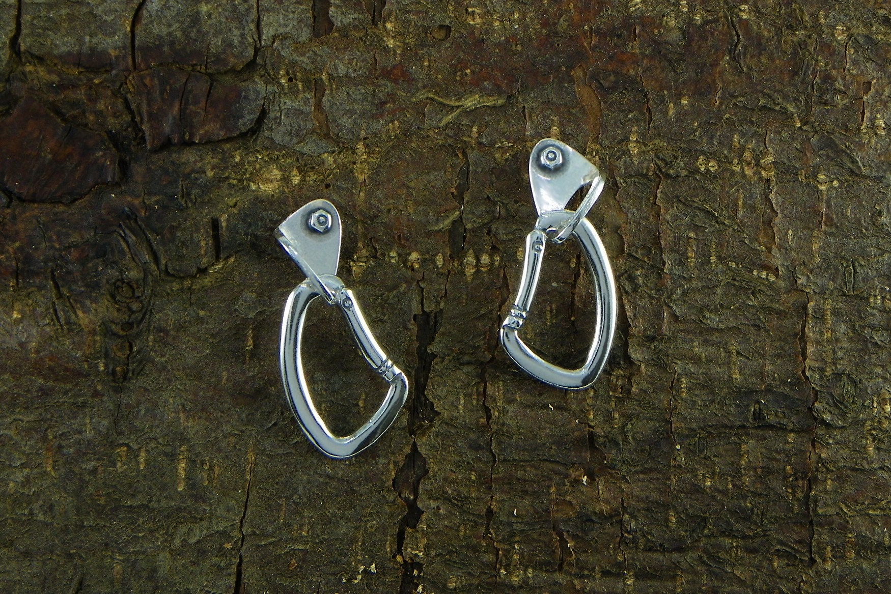 Karabiner + Spieß - Große Version Kletterohrringe Aus 925Er Silber Made in Italy Karabiner + Spieß - Große Version Kletterohrringe Aus 925Er Silber Made in Italy von AdventureJewel