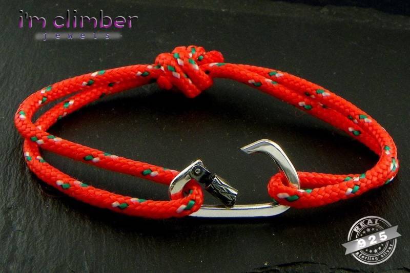 Kletter-Karabinerarmband, in 925Er Silber - Große Öffnung Hergestellt Italien Kletter-Karabinerarmband, in 925Er Silber - Große Öffnung Hergestellt Italien von AdventureJewel