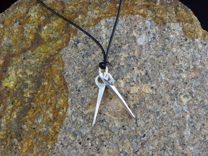 Rock Pit Anhänger - 925 Silber Kletterer, Bergsteiger, I'm Climber Jewels Made in Italy Rock Pit Anhänger - 925 Silber Kletterer, Bergsteiger, I'm Climber Jewels Made in Italy von AdventureJewel