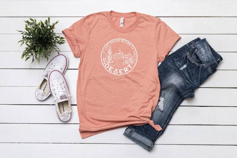 Wenn Verloren, Bitte Kehre in Die Wüste Zurück - Kaktus, Zion, Moab, Bögen, Wüsten Shirt, Unisex, Lustiges Abenteuer, Wüstengeschenk, Wüstenbewohner von AdventurePeakSupply