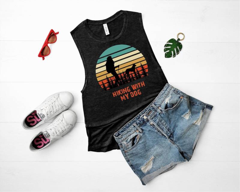 Wandern Mit Meinem Hund Muskel Tank, Natur Liebhaber Geschenk, Geschenk Für Sie, Valentinstag Hundeliebhaber Mama Wandern Mit Meinem Hund Muskel Tank, Natur Liebhaber Geschenk, Geschenk Für Sie, Valentinstag Hundeliebhaber Mama von Advenzure