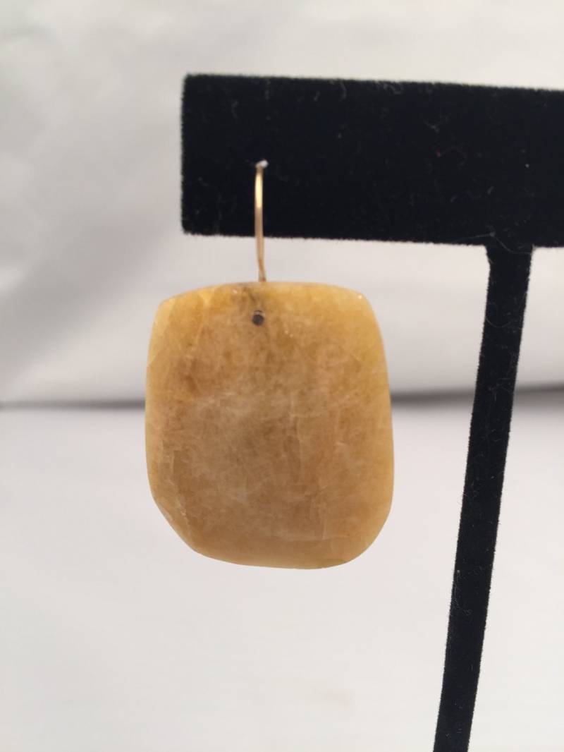 Honig Saphir Und 14K Ohrringe von Adyllic