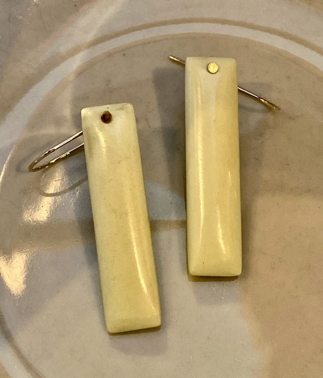 Zitronenscheibe Jaspis Und Sterling Silber Ohrringe von Adyllic