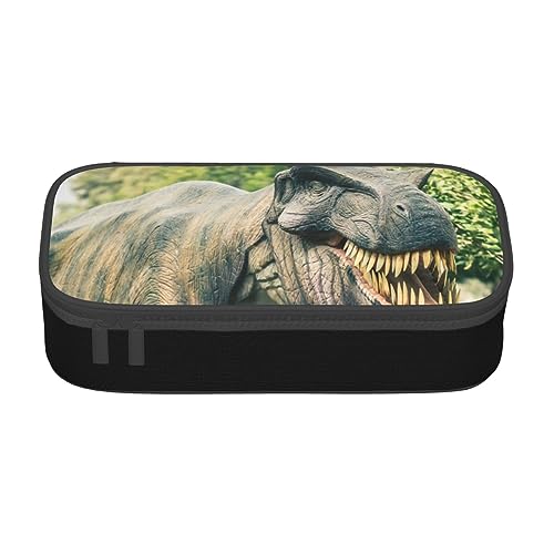 AeRko Federmäppchen mit Dinosaurier-Druck, modisch, große Kapazität, Stiftebox, multifunktionale Stifttasche, tragbare Make-up-Tasche, Geldbörse (Farbe: A) von AeRko