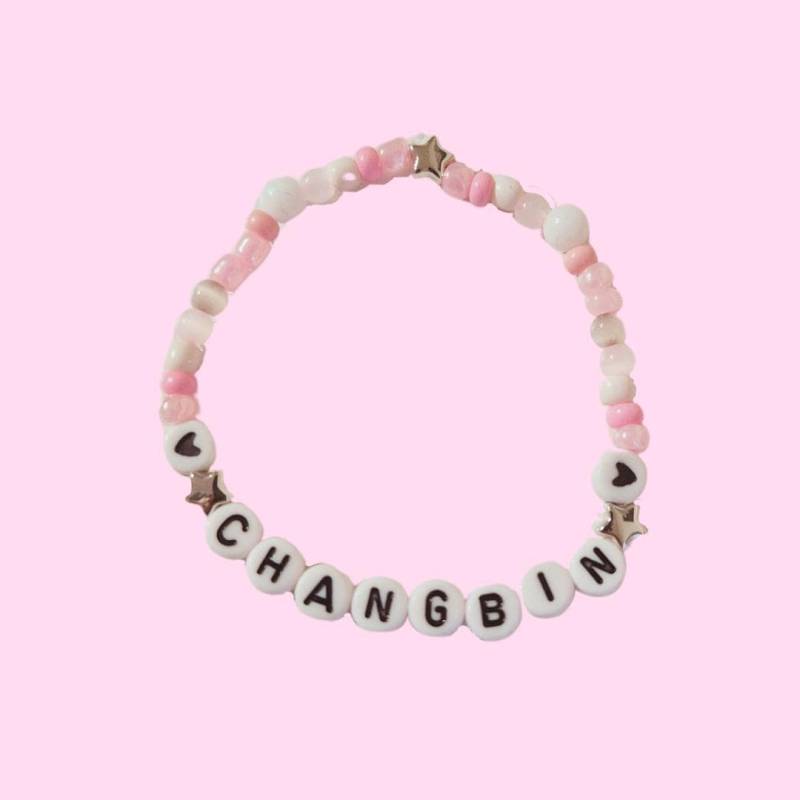 stray Kids Dwaekki Changbin Inspiriertes Armband Perlen Für K-Pop Fans stray Kids Dwaekki Changbin Inspiriertes Armband Perlen Für K-Pop Fans von AediPop