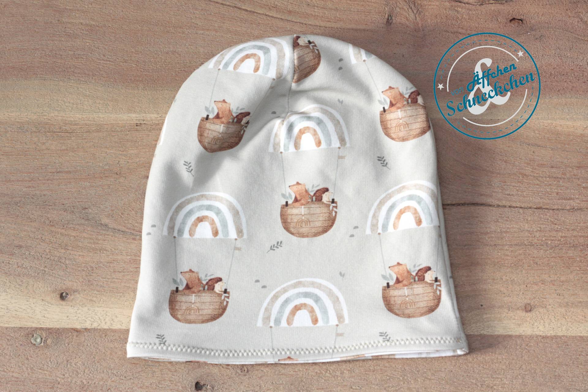 Beanie - Wendebeanie Mütze Herbstmütze Übergangsmütze Ku 41-60 Bio Beanie - Wendebeanie Mütze Herbstmütze Übergangsmütze Ku 41-60 Bio von AeffchenSchneckchen