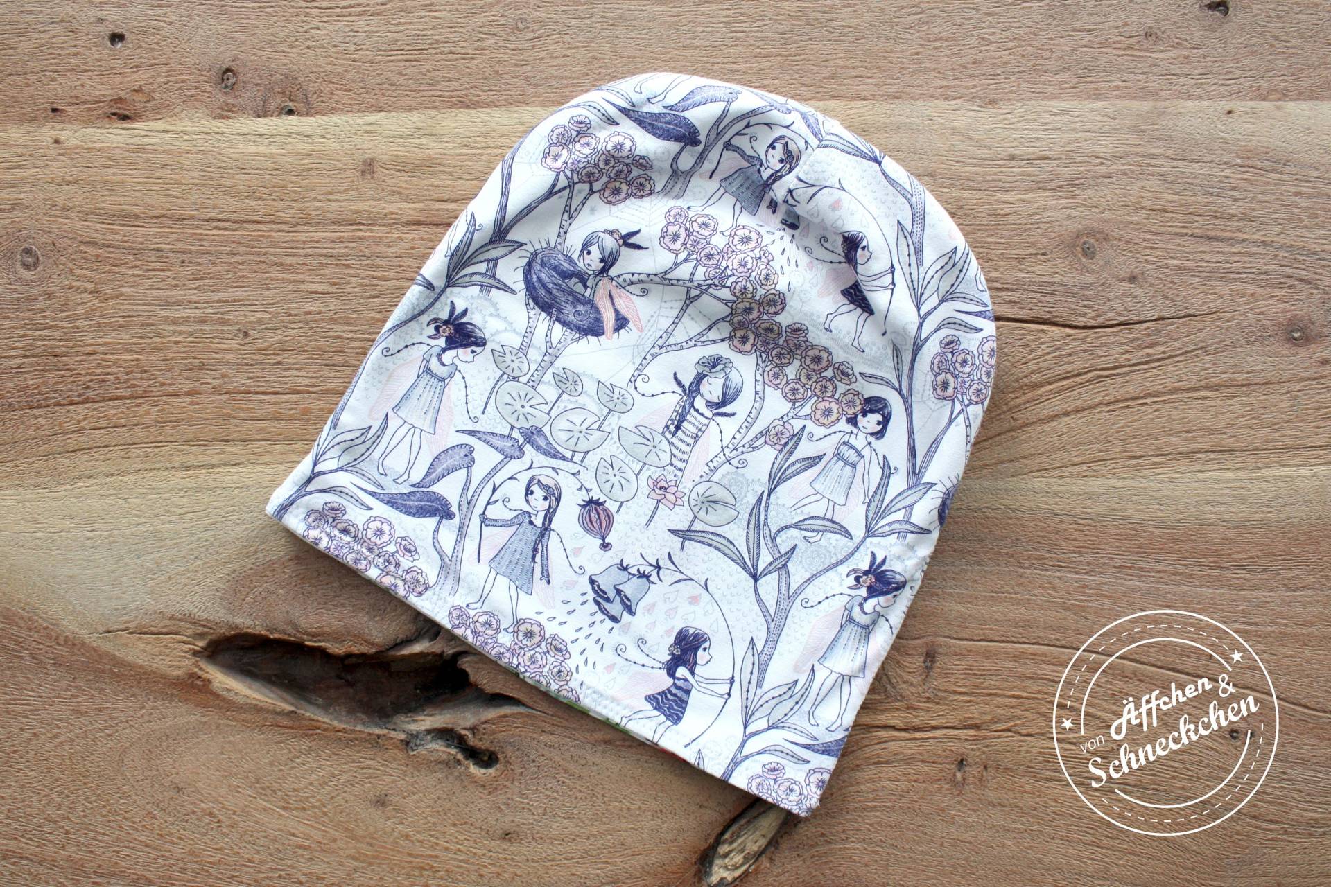 Beanie - Wendebeanie Mütze Herbstmütze Übergangsmütze Ku 41-60 Bio Beanie - Wendebeanie Mütze Herbstmütze Übergangsmütze Ku 41-60 Bio von AeffchenSchneckchen
