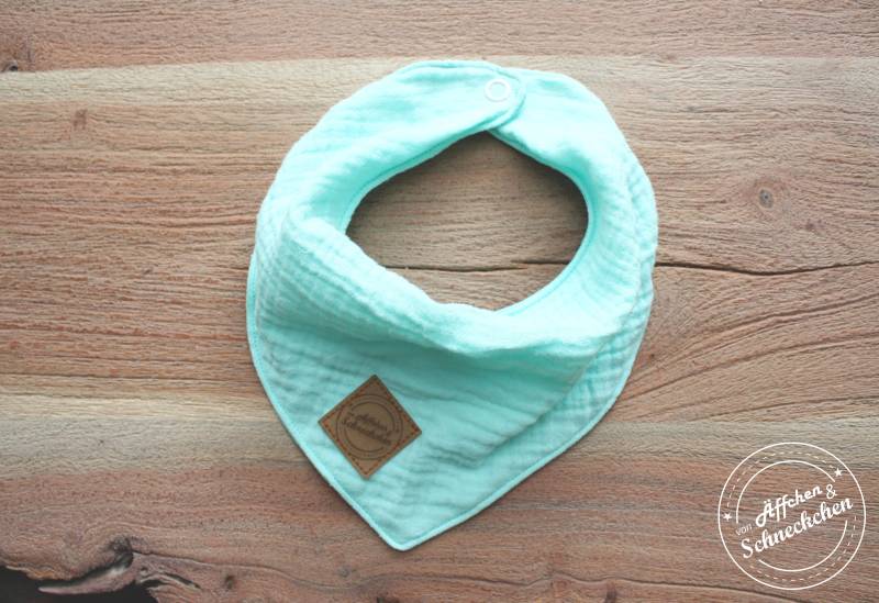 Halstuch Aus Musselin - Musselintuch Versch. Farben 0-2 Jahre von AeffchenSchneckchen