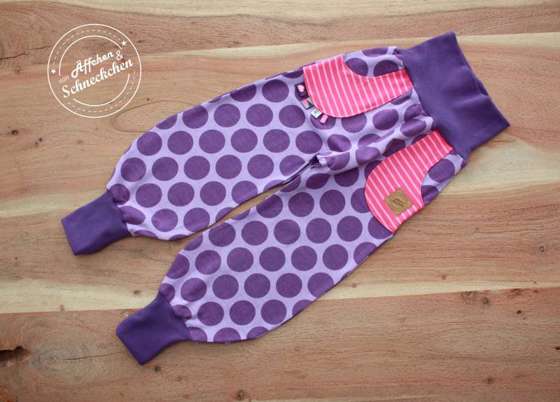 Pumphose - Mitwachshose Hose Babyhose 50-164 Bio von AeffchenSchneckchen
