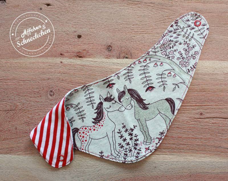 Wendehalstuch - Tuch Halstuch 0-3 Jahre Bio von AeffchenSchneckchen