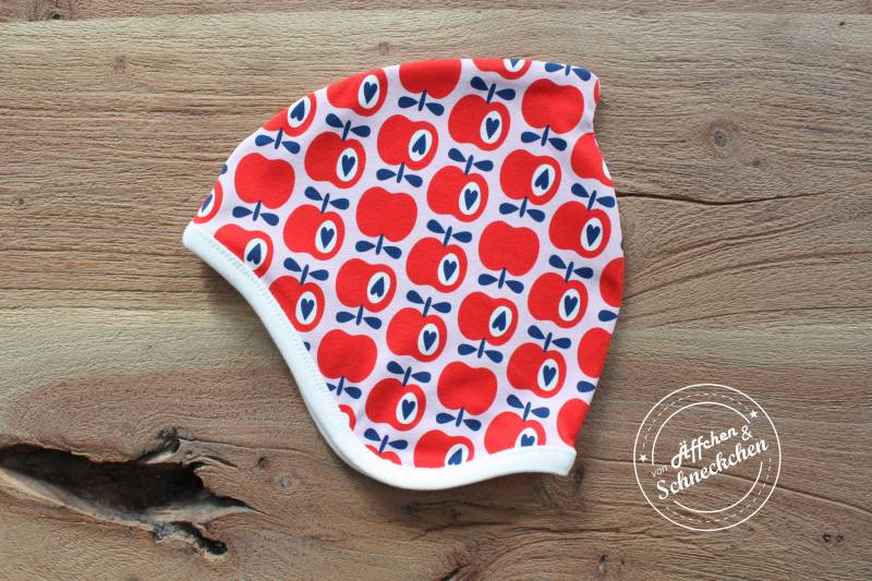 Wendezipfelmütze - Zipfelmütze Mütze Apfel Herbst Äpfel Hamburger Liebe Ku 34-56 von AeffchenSchneckchen