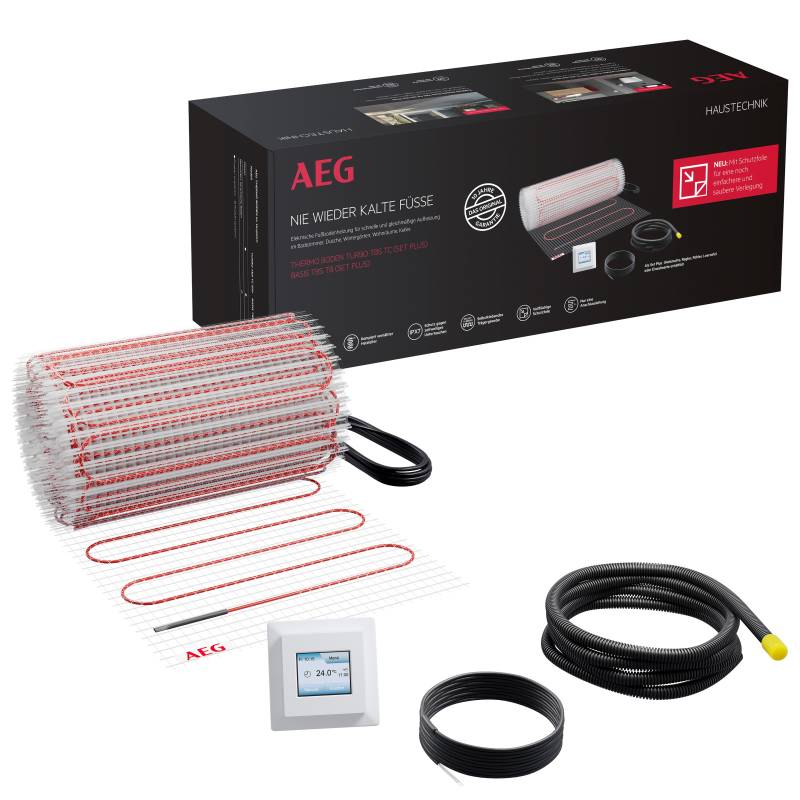 AEG Haustechnik Fußbodenheizung "Turbo Thermo Boden "TBS TC 200/3 Set Plus"" Elektrische Fußbodenheizung, Komplettset 3 m², 200 W/m² von Aeg Haustechnik