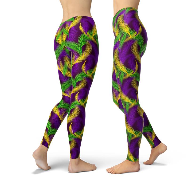 Karneval-Leggings, Leggings Mit Natürlichen Palmen, Karneval-Hosen, Karneval-Kostüm, Karneval-Kleidung, Karneval-Geschenk, Karneval-Party von AegisFox