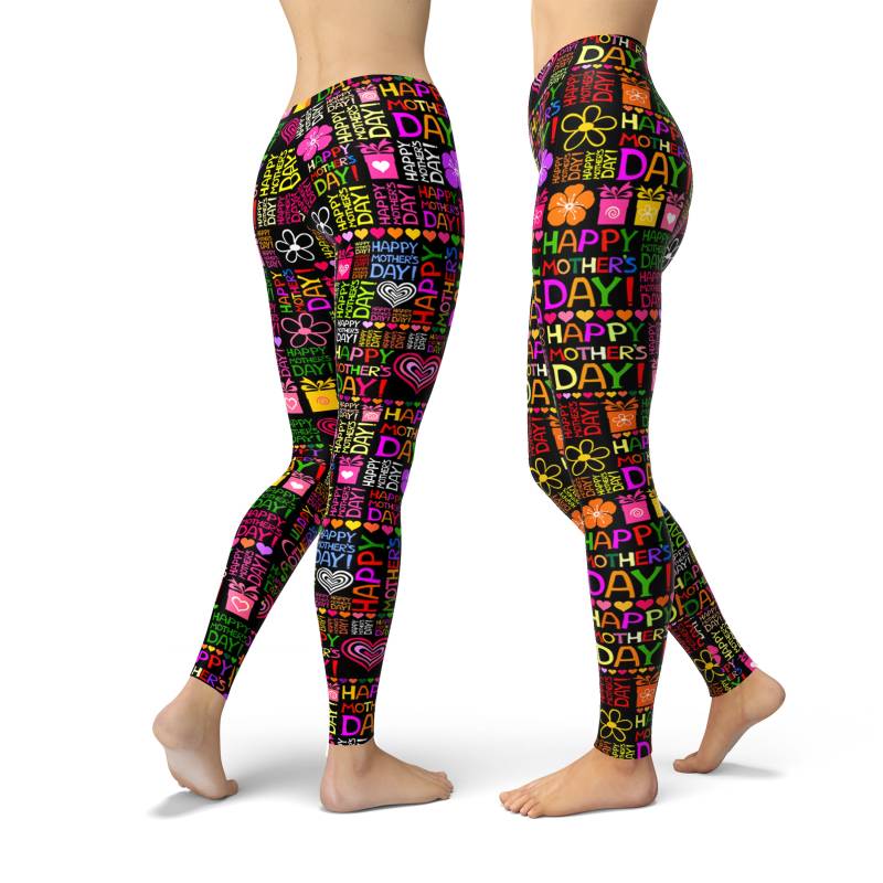 Muttertag Gedruckte Leggings Workout-Yoga-Hose von AegisFox
