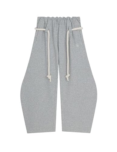 Aelfric Eden Baggy Hose Herren Freizeithose Damen Basic Barrel Sweatpants Weites Bein Unisex Sporthose Modern Pants Casual Trouser Y2K Bottoms Streetwear Grau, XS Aelfric Eden Baggy Hose Herren Freizeithose Damen Basic Barrel Sweatpants Weites Bein Unisex Sporthose Modern Pants Casual Trouser Y2K Bottoms Streetwear Grau, XS von Aelfric Eden