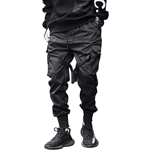 Aelfric Eden Herren Hip Hop Hosen Techwear Hose Jogger Cargo Pants Baggy Streetwear Punk Hose von Aelfric Eden