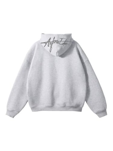 Aelfric Eden Basic Embroidery Hoodie Herren Sweatshirt Damen Leicht Kapuzenpullover Unisex Vintage Hoody Einfarbig Hooded Oversize Pullover mit Kapuzen Hellgrau, M Aelfric Eden Basic Embroidery Hoodie Herren Sweatshirt Damen Leicht Kapuzenpullover Unisex Vintage Hoody Einfarbig Hooded Oversize Pullover mit Kapuzen Hellgrau, M von Aelfric Eden