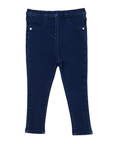 Aelstores Mädchen Jeggings Baby Denim Kleinkind Dunkelblau Jeans Stretch Leggings 6 Monate - 4 Jahre Gr. 12-18 Monate, dunkelblau von Aelstores