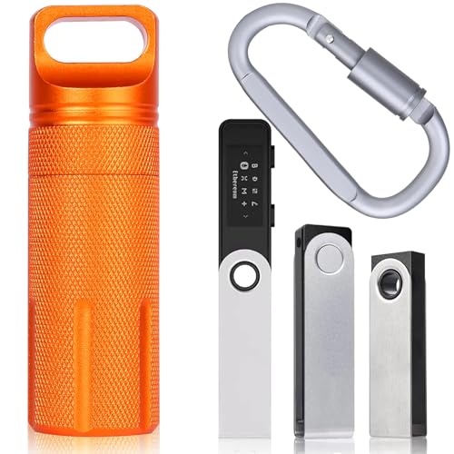 Aenllosi Tasche für Ledger Nano X/Nano S/Nano S Plus Hardware-Wallet,Orange.(Nur Tasche) von Aenllosi