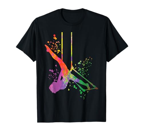 Aerialist Colorsplash Cloud Swing Kinder Trapez T-Shirt von Aerial Acrobatics Aerial Sports Coaches