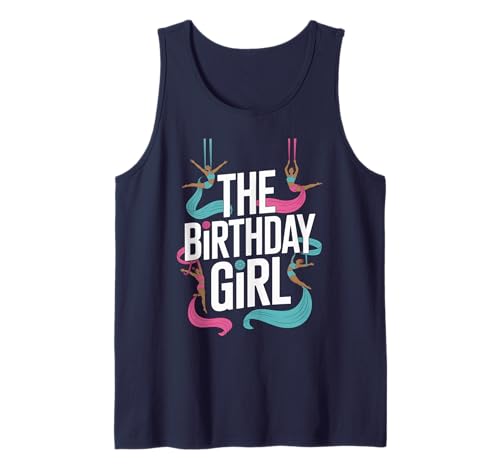 Black Aerial Silks Birthday Girl Acrobat Aerialist Trapez Tank Top von Aerial Silks NYC