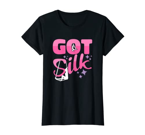 Damen Aerial Gymnastics – Got Silk – Aerial Silk Dancer T-Shirt von Aerial Yoga Gifts for Aerial Silks Gymnasts