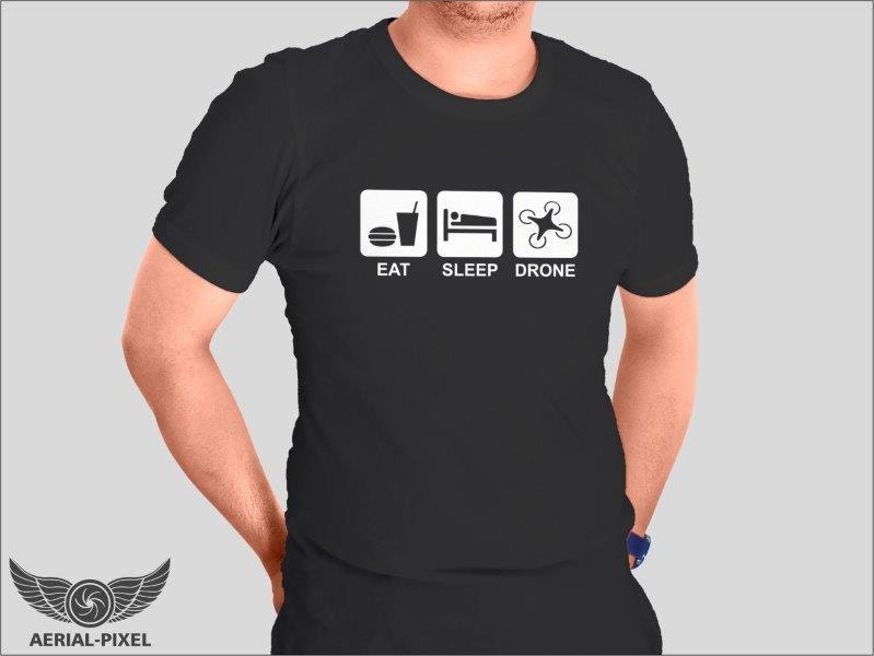 Eat Sleep Drohne T-Shirt Für Quadcopter/Piloten von AerialPixel