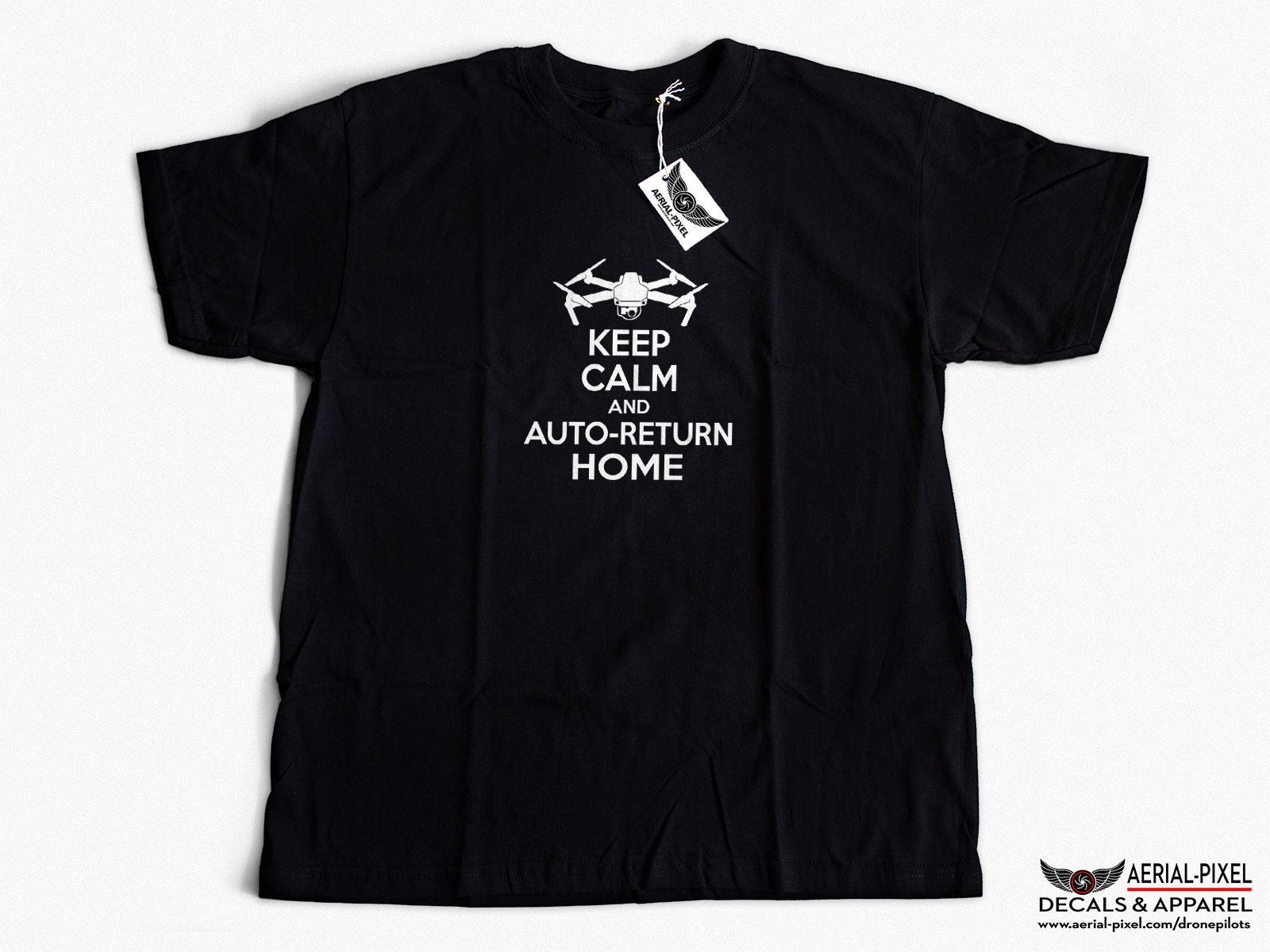 Keep Calm Und Auto-Return Home Shirt Für Dji Mavic 2, Phantom 4, Inspire 2 Oder Yuneec Typhoon H Keep Calm Und Auto-Return Home Shirt Für Dji Mavic 2, Phantom 4, Inspire 2 Oder Yuneec Typhoon H von AerialPixel