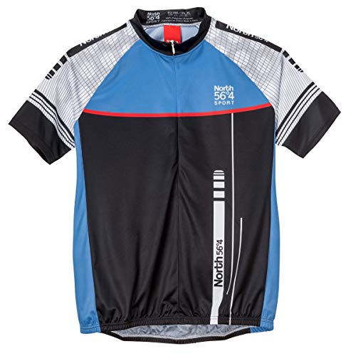 Übergrößen Aero Radtrikot schwarz-blau by Allsize, XL Größe:3XL von Aero by Allsize